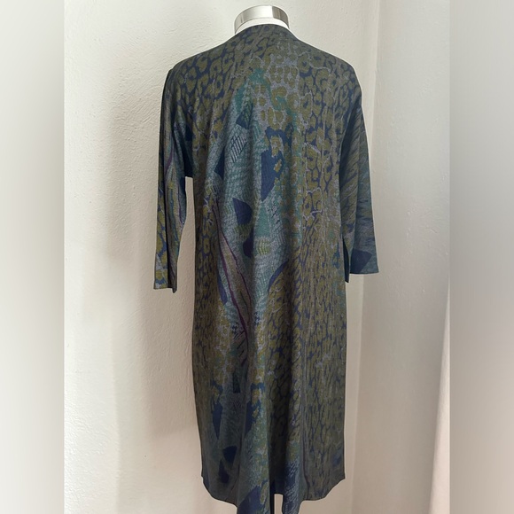 Multi Color Wool Dress - Picture 3 of 5